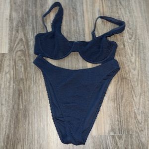 Never Worn Abercrombie Navy Swimsuit💙